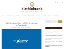 Tablet Screenshot of bizthinktank.com.au